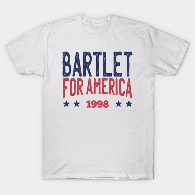 West Wing Bartlet For America 1998 T-Shirt by Mollie